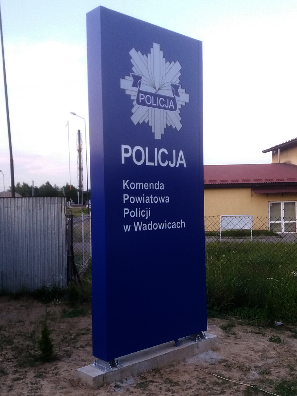 Zlecenie dla Policji w Wadowicach - Agencja reklamowa Wiktor